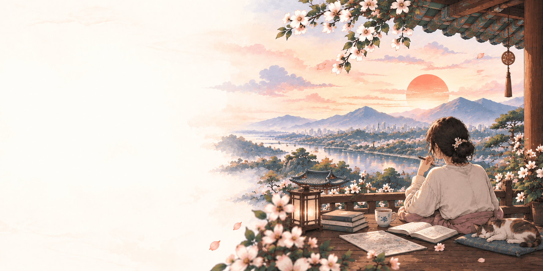 A calm horizon over Seoul at the turn of a new year